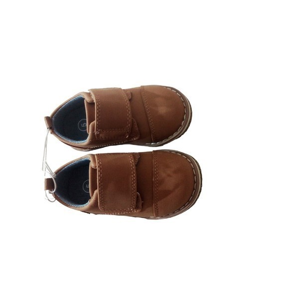 Kids Cat And Jack Loafer Slip-on Shoes Size 5 Adonis Brown New With Tags - Picture 4 of 16